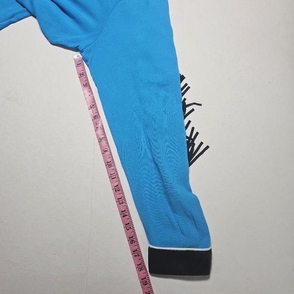 John Moon Texas cowgirl XXL Button down western top with fringe.  Teal/black - Picture 14 of 16